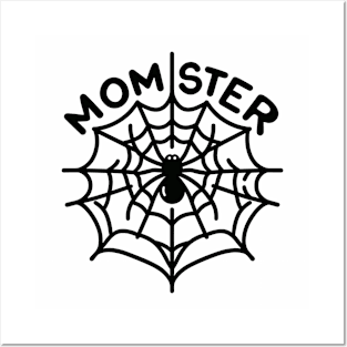 Momster Spider Web Posters and Art